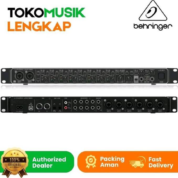 SOUNDCARD AUDIO INTERFACE BEHRINGER UMC 1820 SOUND CARD BEHRINGER UMC1820 ORIGINAL ORIGINAL DAN TERP