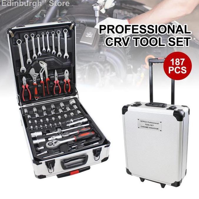 Koper Toolkit multifungsi perkakas/Bengkel/rumah Toolkit 187 pcs Ori