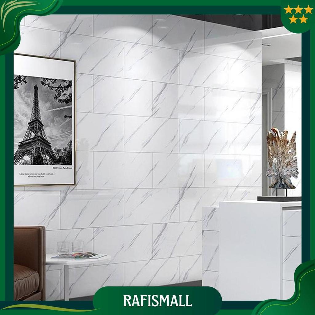 [Alumunium Foil] Wallpaper Dinding Vinyl Marble 30 X 60 Cm /  Lantai Vinyl Keramik Marbel Granit / S