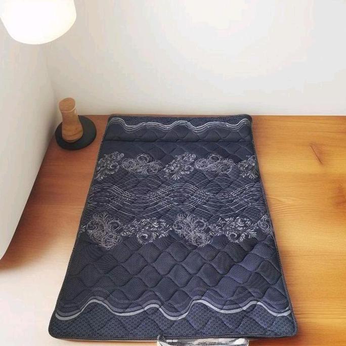 TERBARU - Kasur busa Lipat kain springbed Ukuran 120x190 5cm - Furniture Praktis cowok Tidur Camping