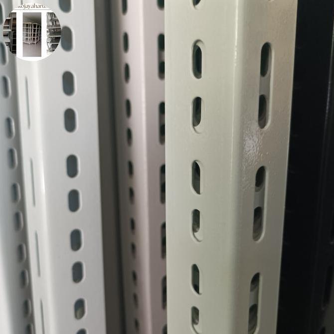 TERBARU - besi siku lubang tebal / tiang besi siku