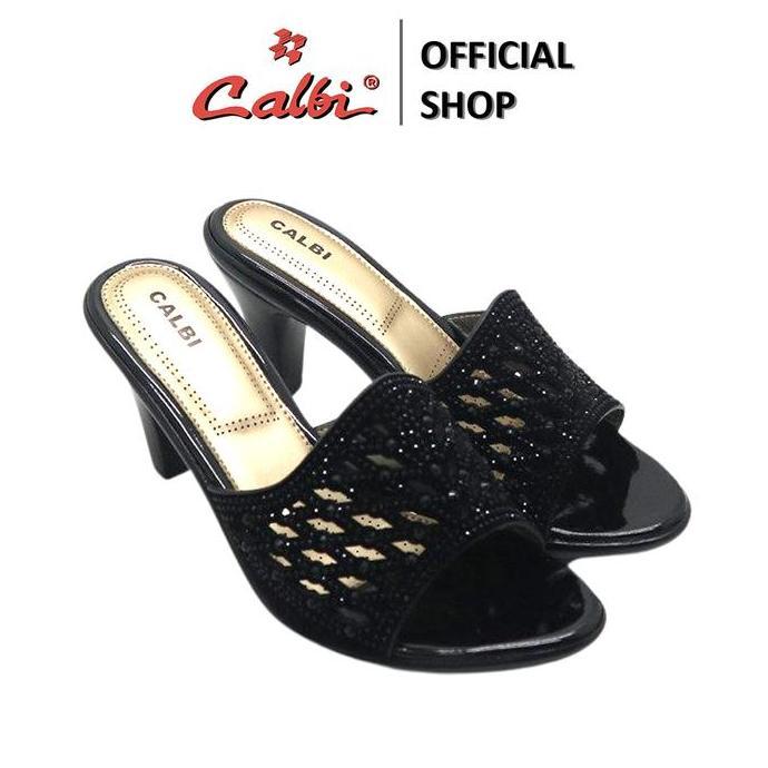 Calbi Sandal Hak tinggi Wanita Kondangan Mewah 8 cm - BBEX 1839