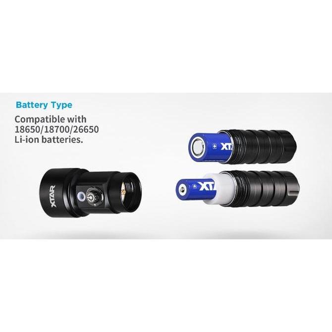 XTAR WHALE D26 1100 LM COOL LIGHT, FULL SET