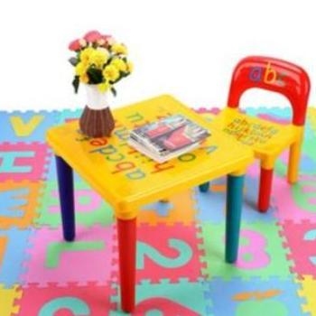 NEW - Meja belajar set anak meja plastik set kursi anak kursi anak plastik