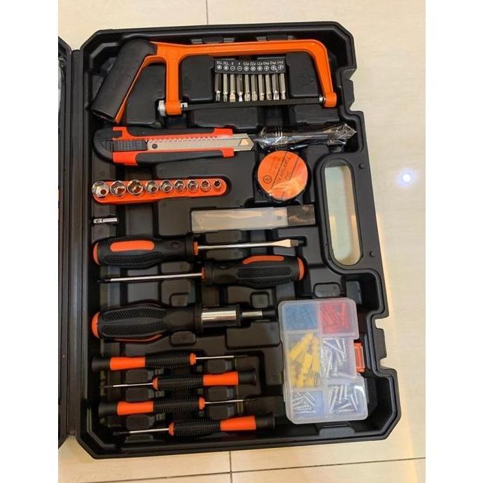 Toolset Toolkit Toolbox Tool Set Tool Kit Tool Box 100pc Perkakas