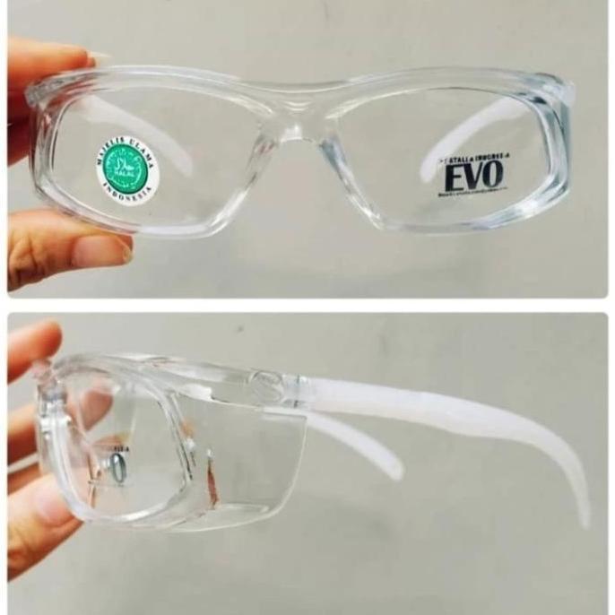 kacamata safety normal dan minus lensa photocromic rubah warna