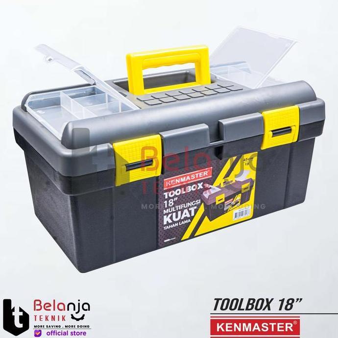 KENMASTER Tool box 18 Inch Tempat Perkakas Toolkit Tool Box 18"