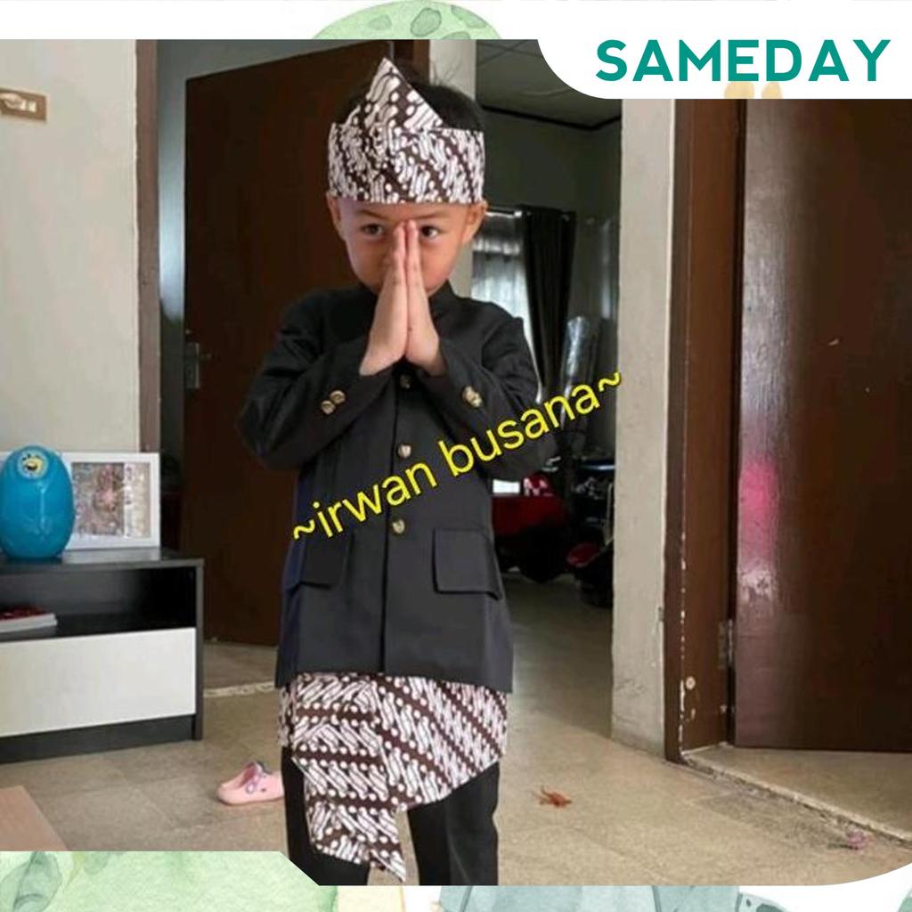 Baju Adat Sunda Basofi Sunda Stelan Pangsi Stelan Beskap Adat Sunda Laki Laki Grab