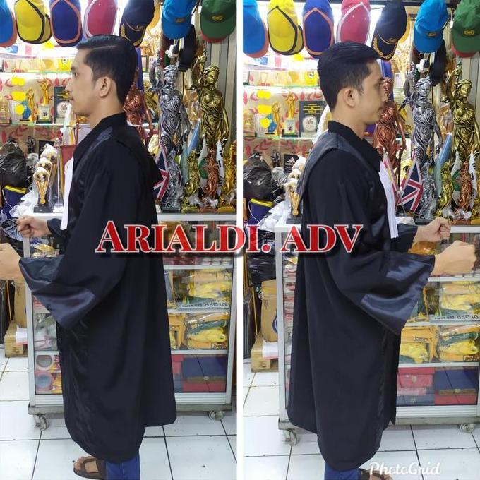Toga Pengacara/Jaksa Toga Lawyers Bahan Twist