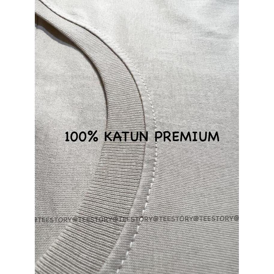 DB33 >> TEE STATION KAOS M ALPHABET HURUF INISIAL LUCU T-SHIRT FASHION WANITA PRIA COWOK CEWEK KATUN