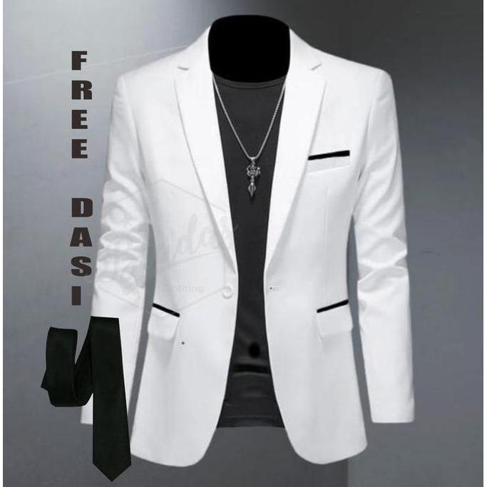 Jas Tartan Pria Jas Formal Pria Motif Kotak Jas Style Korea Blazer Kotak/Blezer Formal Pria/Jas Sete