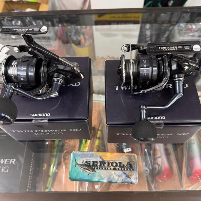 REEL SHIMANO TWIN POWER XD 2025 4000PG C5000XG C3000HG C3000XG 4000XG