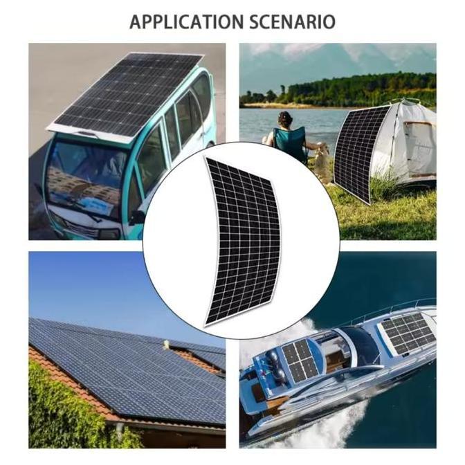 Panel Surya 50 WP Pembangkit Listrik Tenaga Matahari, Panel Surya Monocrystaline IP67 Anti Air