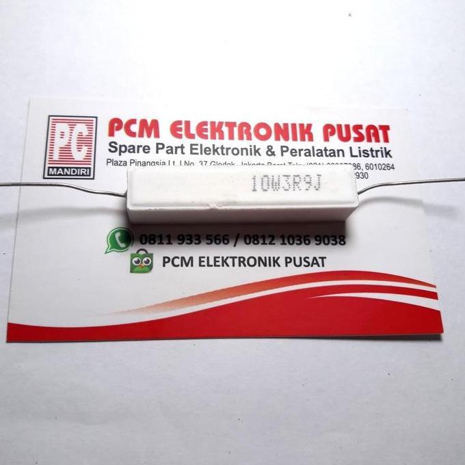 Baru Resistor 10 watt 10W 3.9ohm 3R9 pcmpu55 Diminati Banget