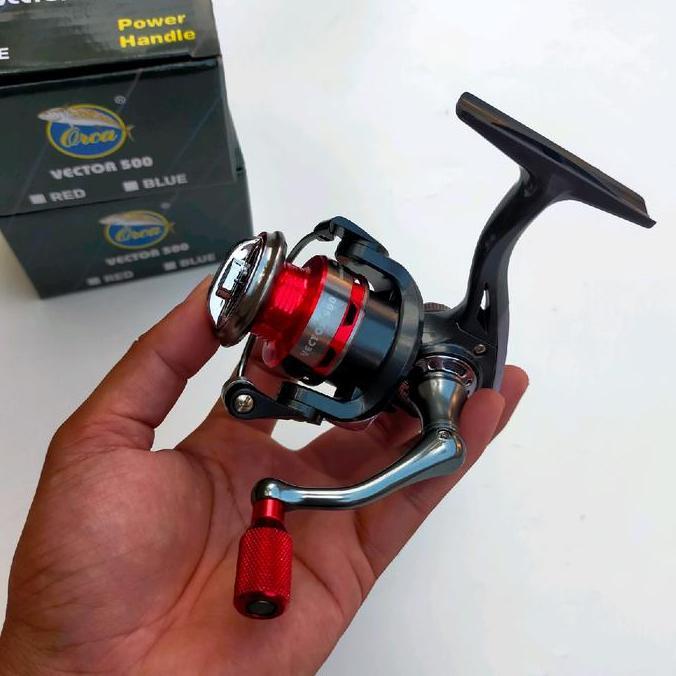 Reel Power Handle Orca Vector 500 Mini Reel Ultra Light  almunium spool Metal Pancing