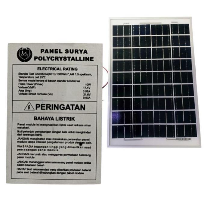 SOLAR PANEL 10wp POLY CRYSTALLINE SOLAR CELL PANEL SURYA 10 WATT POLY