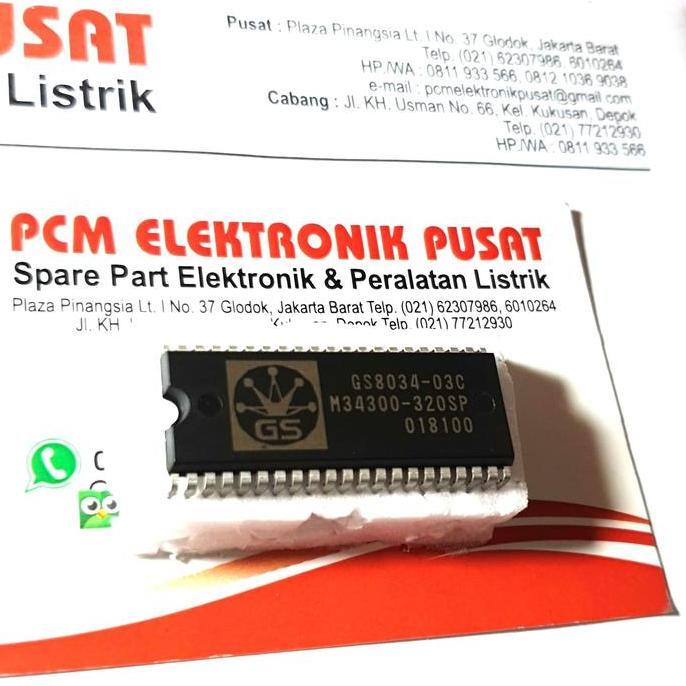 IC M34300-320SP M 34300-320 SP tulisan kuning pcmpu55 Segera Beli