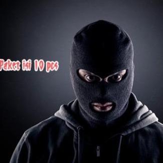 PAKET ISI 10PCS KUPLUK NINJA PRIA DEWASA TERLARIS / KUPLUK SEBO NINJA BOLONG SATU WHY