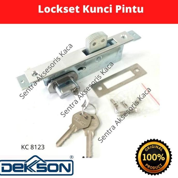 Kunci Pintu Aluminium Dekkson Set/Lockset Dekkson - KC 8123
