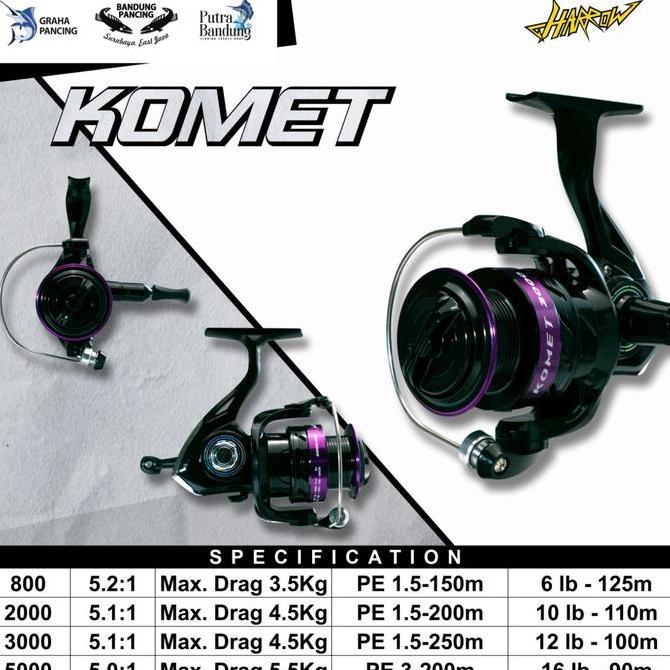 Reel Spinning Harrow Komet