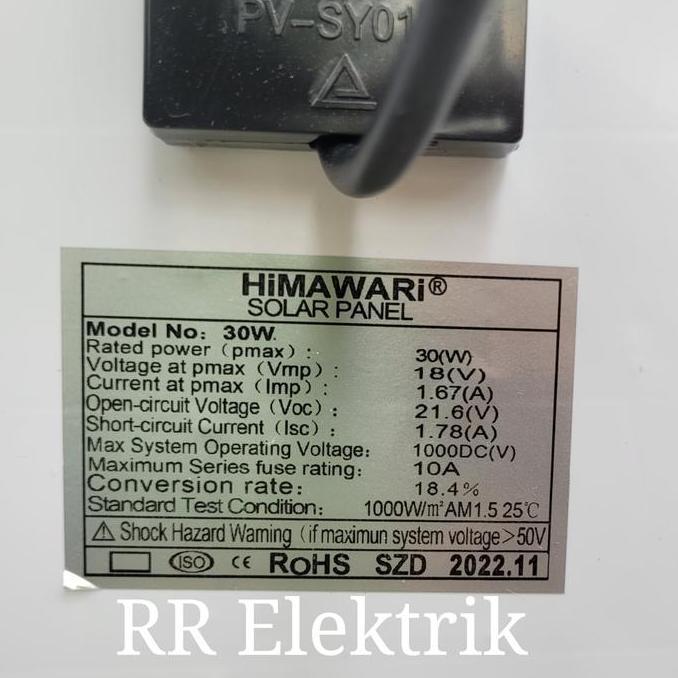 Solar Panel Solar Cell Panel Surya 30wp Poly 30 Wp Polycrystalline