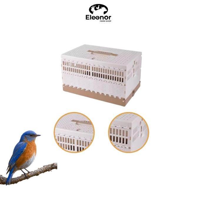 Eleanor Farm Sangkar Dondang Kandang Burung Portable Lipat