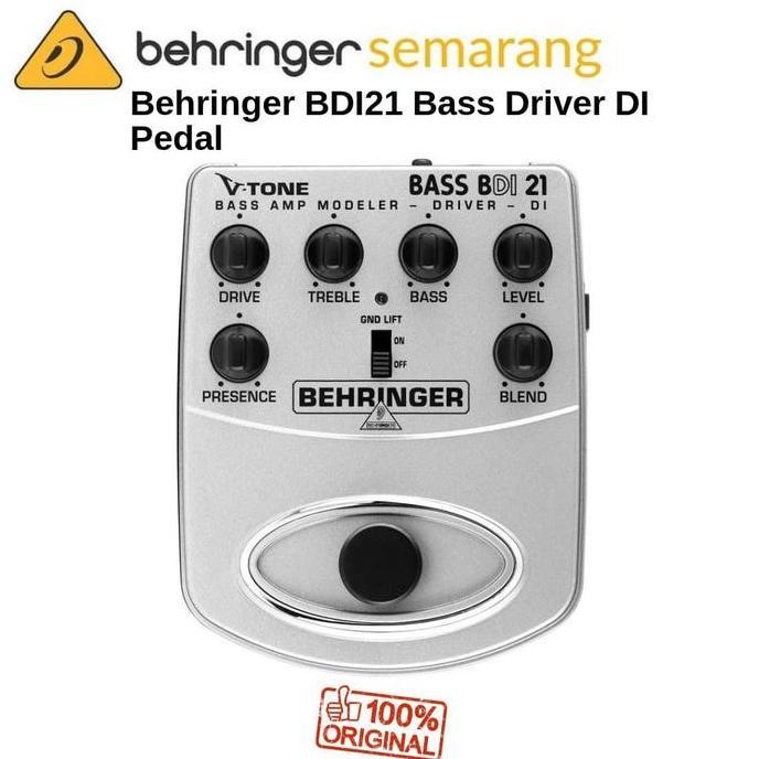 BEHRINGER BDI21 BDI 21 BASS PREAMP EFEK PEDAL ORIGINAL DAN TERPERCAYA