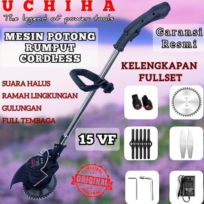 TERBARU Mesin potong rumput padi uchiha uciha brush cutter cordless import
