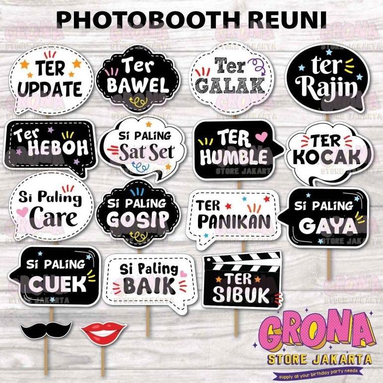 ACCPhotoboothReuni BW /AksesorisFoto Reuni BW/ PhotoProps Reuni
