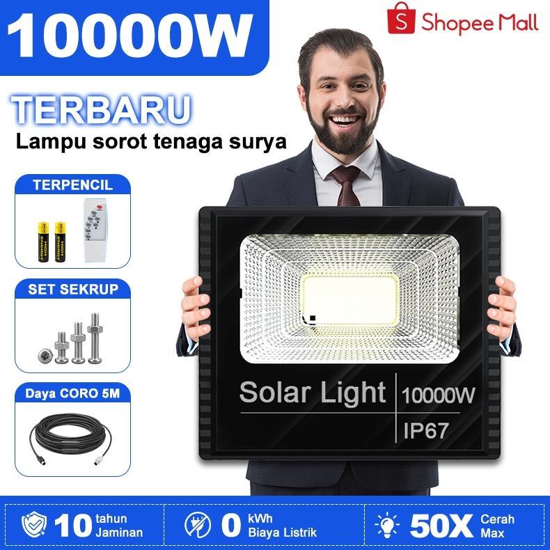 ESSONIO Lampu Terbaru 10 Tahun Jaminan 10000W Solar Light IP67