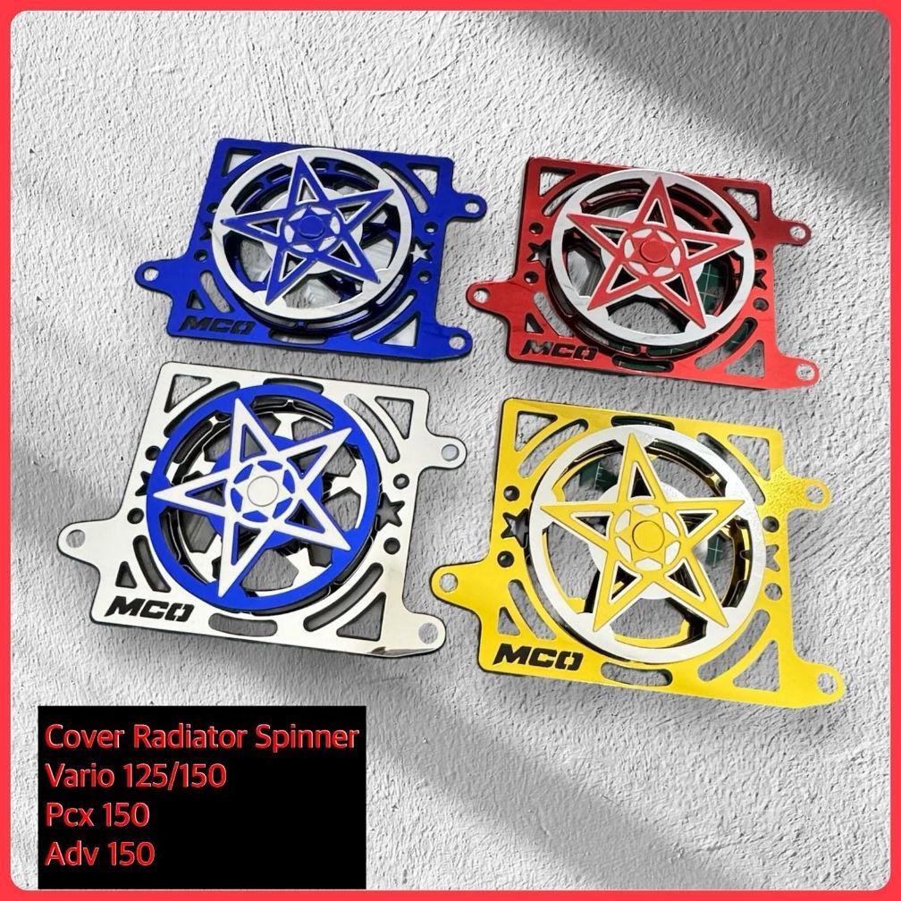 Cover Radiator Pcx150 Vario125/150 Pcx150 Kipas Spinner Model Bintang Bahan Akrilik Aksesoris Tutup 