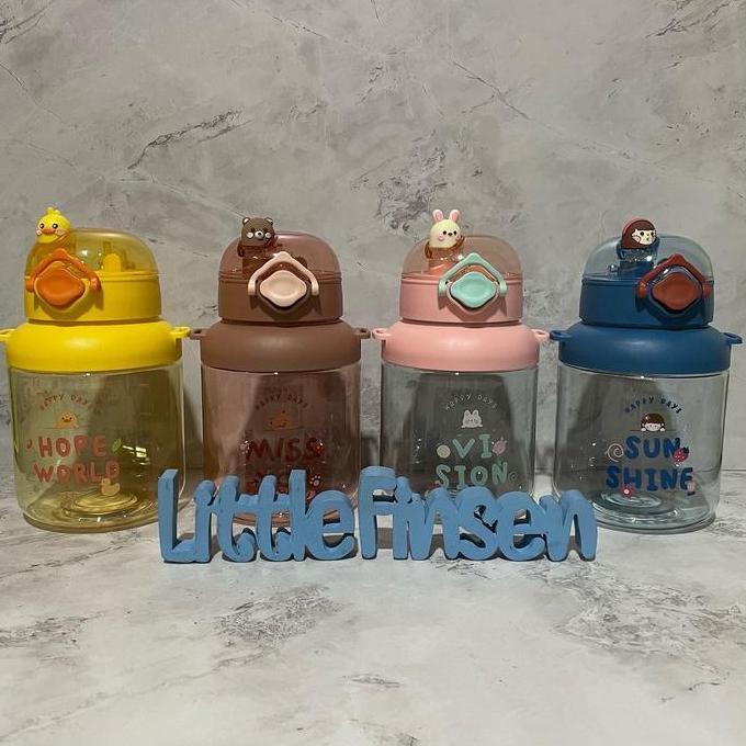 Botol multifungsi/botol 1 liter/botol minum teguk dan sedot anak