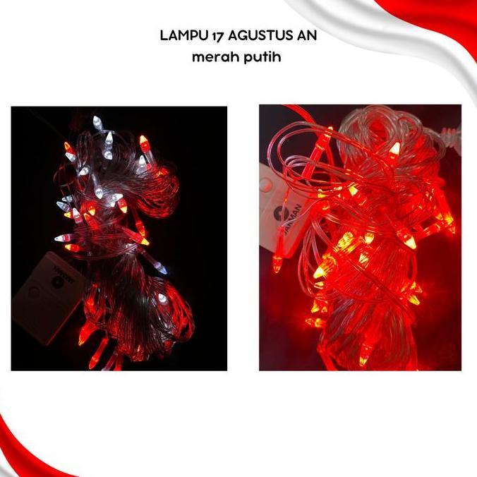 LAMPU TUMBLER / LAMPU AGUSTUSAN / LAMPU MERAH PUTIH / LAMPU HIAS / LAMPU NATAL Hiasan