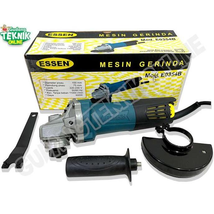 Mesin Gerinda Tangan 4" ESSEN E0-310B E0-350 E0-354B / Mesin Gerinda Tangan Listrik Gurinda Grinda A