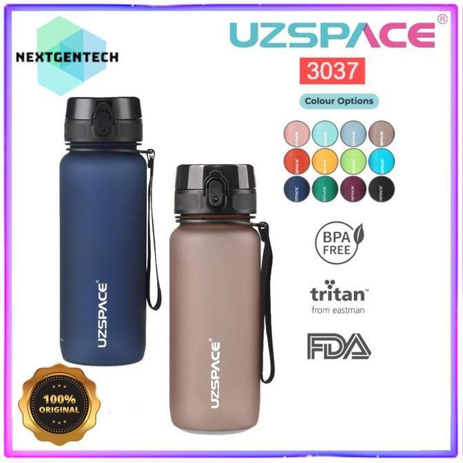 UZSPACE Frosted Bottle Botol Minum Olahraga Outdoor Lari Jogging