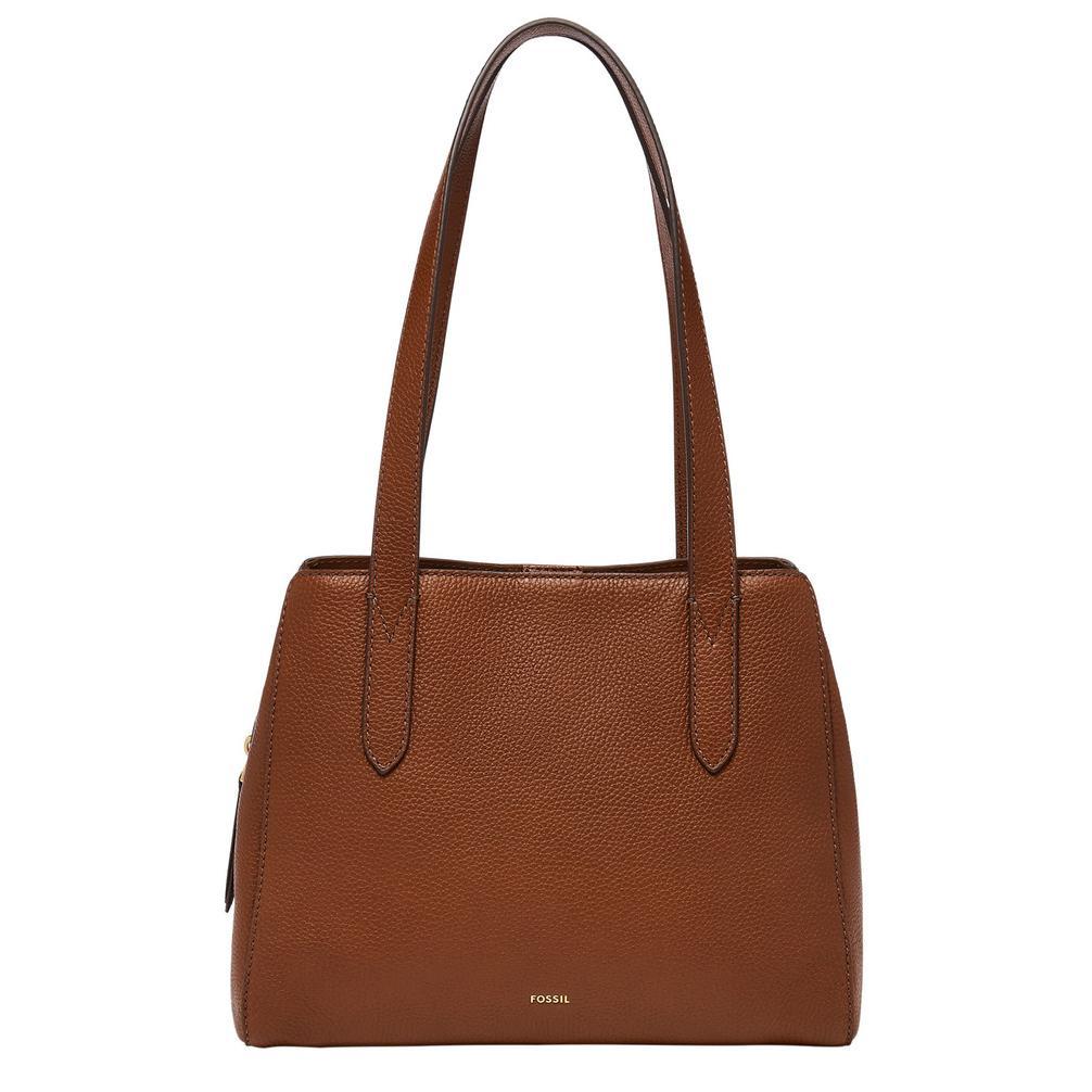 Fossil Jayne Carryall Medium Brown Leather Bag - SHB3310-210