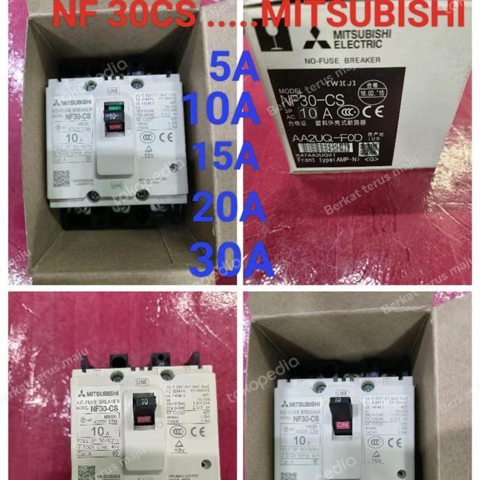 Murah Mccb Nf 30CS  3P. ..... Merk mitsubishi ( pilihan amper di varian ) Non COD
