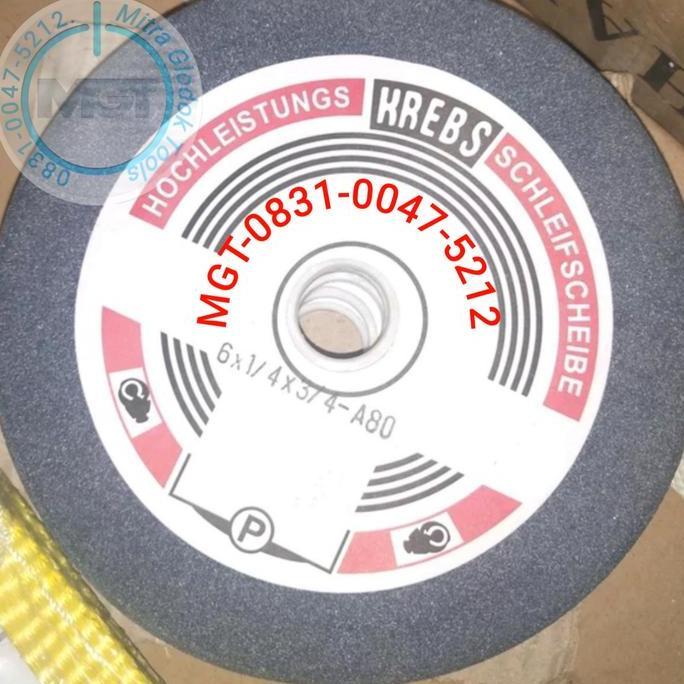 Batu gerinda asah Krebs Batu Gerinda Asah Bandsaw 6" x 1/4 x 3/4 inch