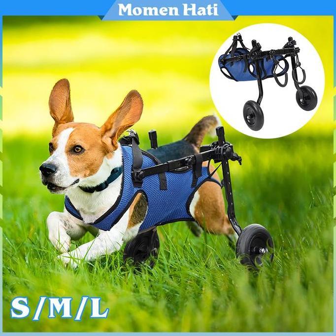 Wheelchair Anjing Kucing Kursi Roda Anjing Kucing Dog Cat Wheelchair Untuk Mobilitas Pasca Operasi