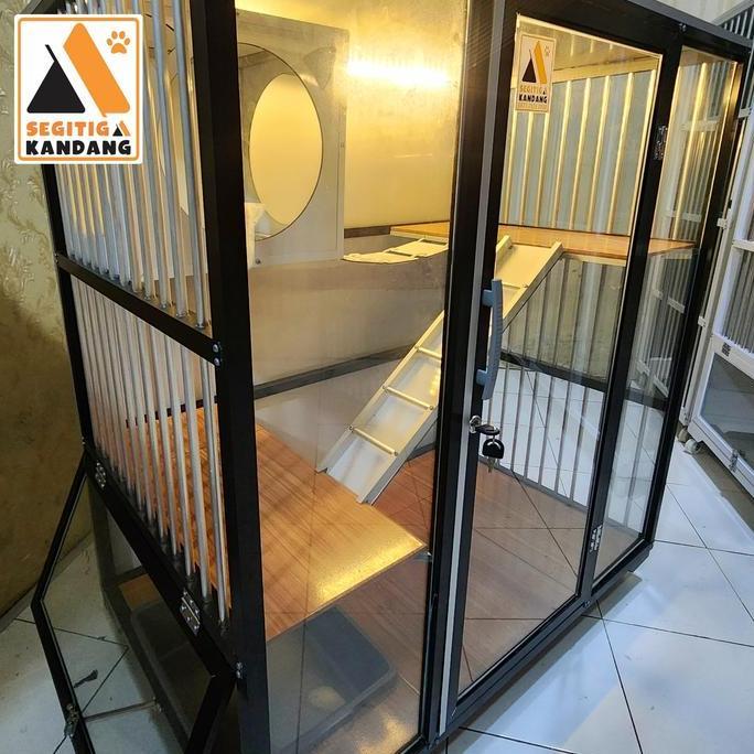 Kandang Kucing Aluminium 1 Pintu Sultan