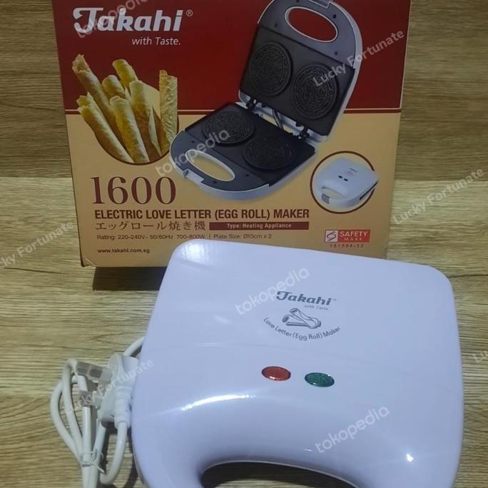 Takahi - Cetakan Kue Semprong Listrik (Ori) - Putih