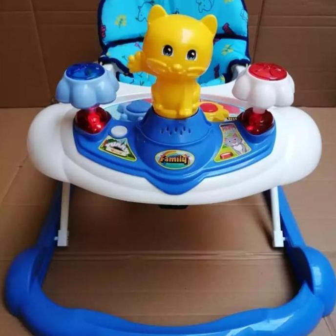 baby walker family musik+lampu mainan