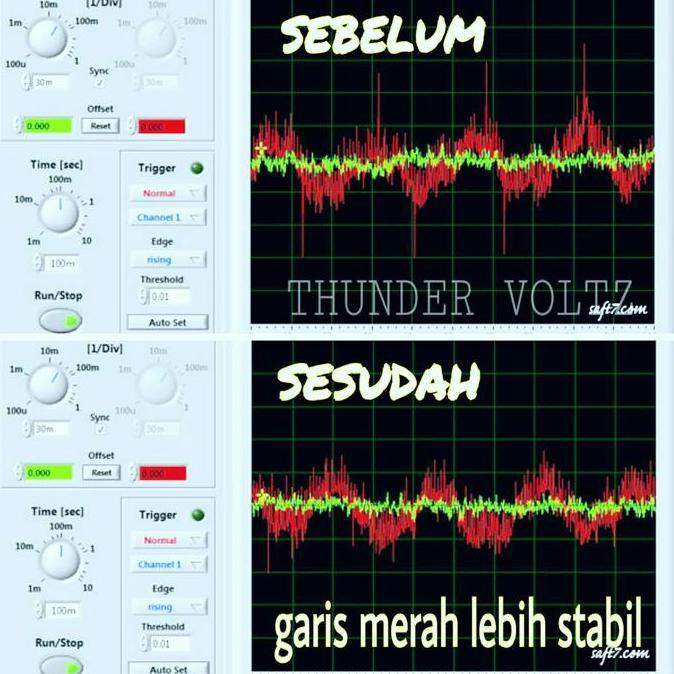 stabilizer aki thunder voltz untuk motor 1