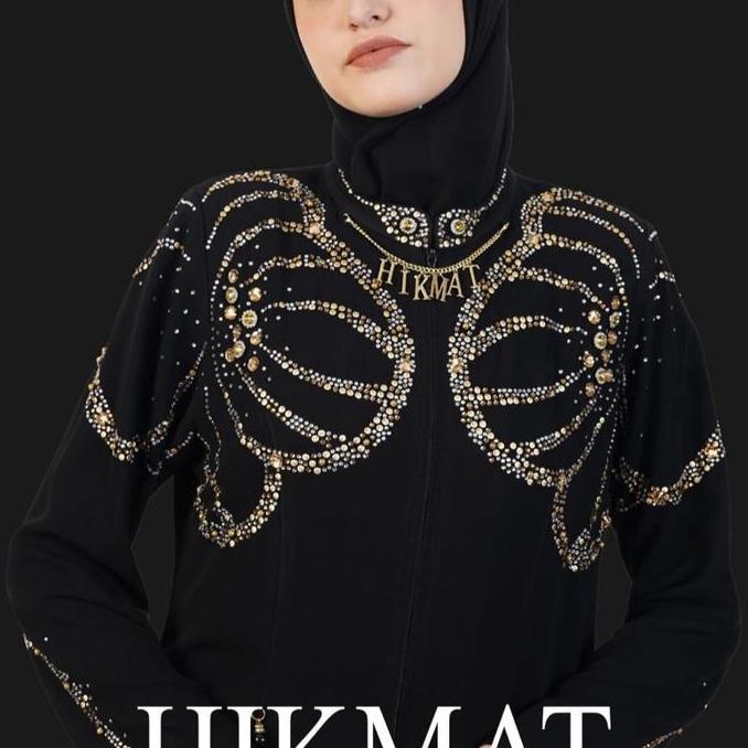 Gamis Hikmat A6265 Abaya & Scarft Terlaris