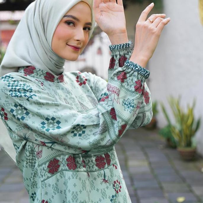 NADA BLOUSE PRINT DENOSA PREMIUM Terlaris