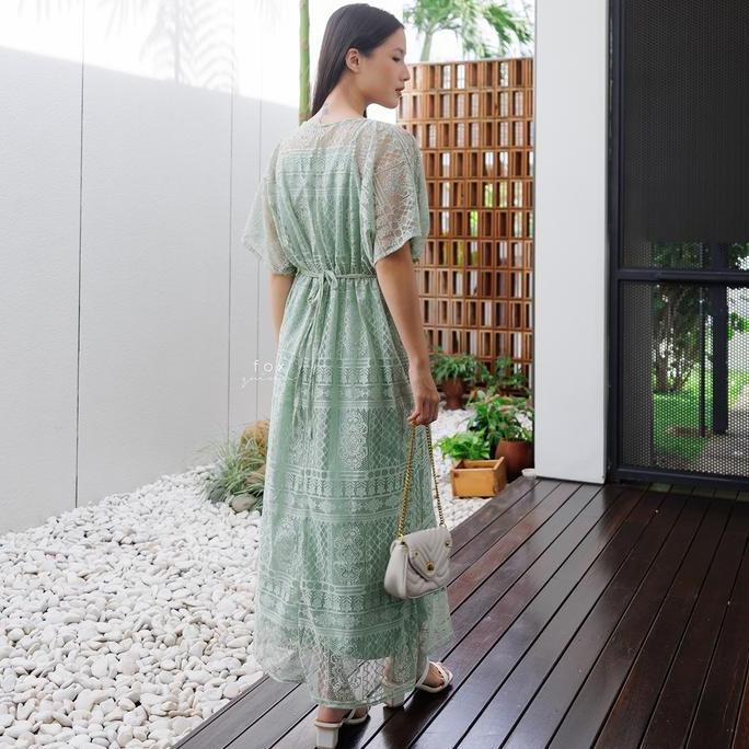 Foxquinn - Safia Dress - Dress Wanita - Kaftan Dress Terlaris