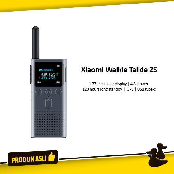 Xiaomi Mijia Smart Walkie Talkie 2S HT Intercom FM Radio GPS Original