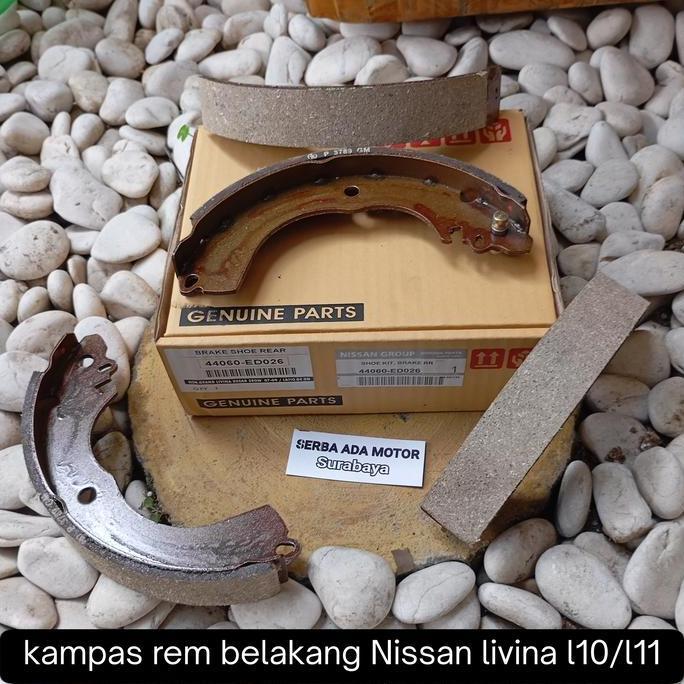 NEW kampas rem belakang nissan livina grand livina l10 l11 KAMPAS REM BELAKANG GRAND LIVINA