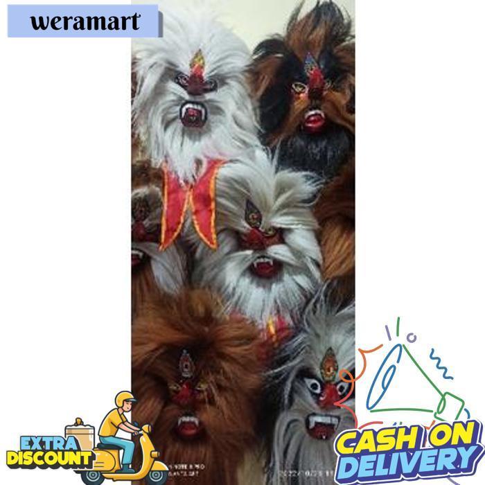 Topeng Ganongan Topeng Bujang Ganong Ponorogo Jambul Tinggi [Br 1111]