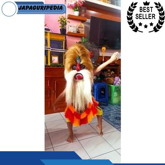 Topeng Ganongan Topeng Bujang Ganong Ponorogo Jambul Tinggi [Br 1111]